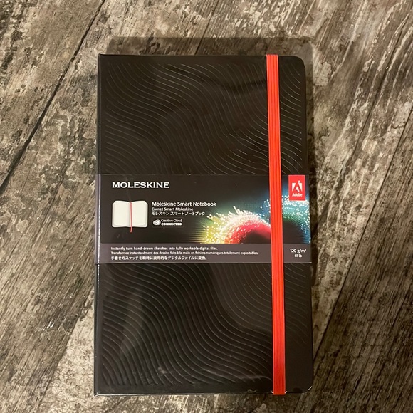 Moleskine Adobe Smart Notebook, Hard Cover SHIPS SAME DAY FREE GIFT - Picture 3 of 5
